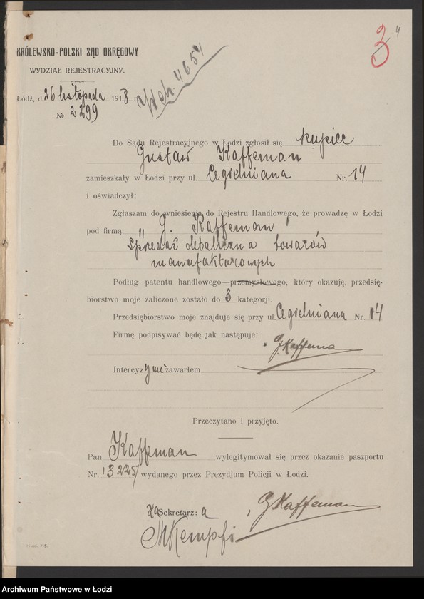 Obraz 6 z jednostki "Gustaw Kaffeman- sprzedaż detaliczna towarów manufakturowych"