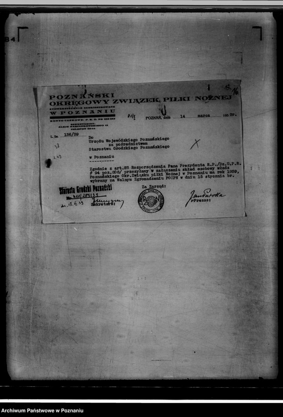 Obraz 20 z jednostki "/Poznański Związek Okręgowy Piłki Nożnej/"