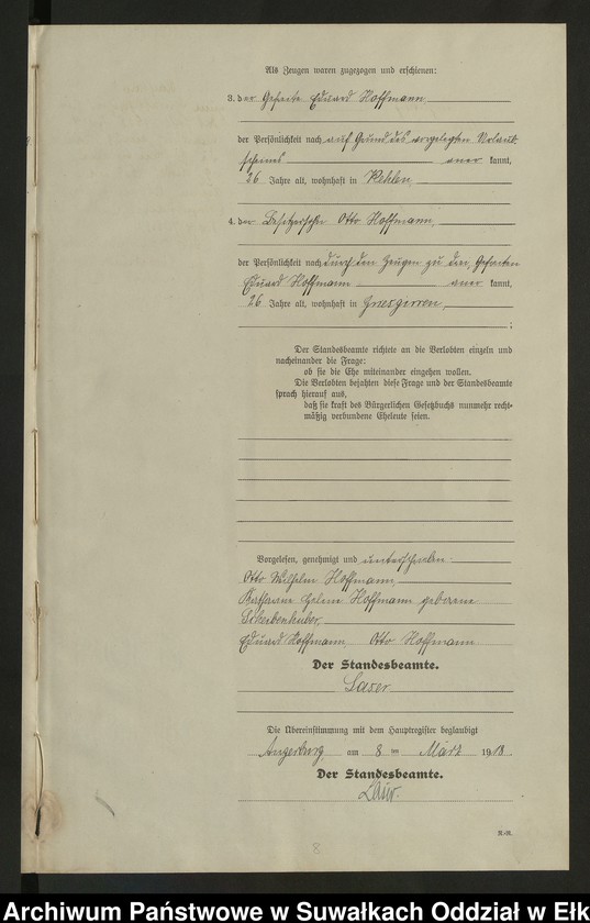 image.from.unit.number "B2. Heirats - Register (Neben - Register) Standesamt Angerburg einschl. der Bezirke Prinowen, Gr. Strengeln, Kehlen und Prinowen Kreis Angerburg"