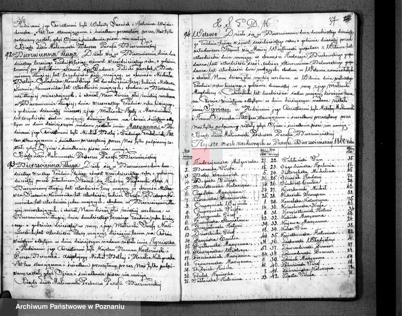 Obraz 20 z jednostki "Akta urodzonych, zaślubionych i zmarłych"