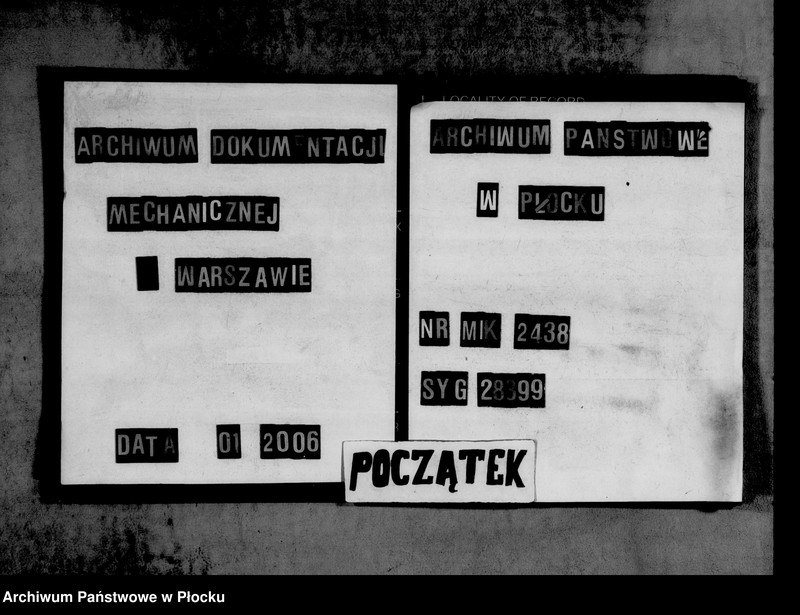 Obraz 1 z jednostki "[Księga zamknięta ludności stałej miasta Płocka - ul. Dobrzyńska nr 48]"