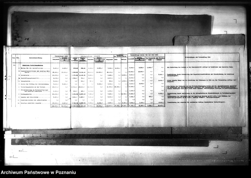 Obraz 10 z jednostki "Haushaltspläne der Posenschen Feuer- und Lebensversicherung"