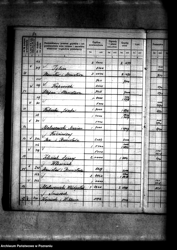 Obraz 18 z jednostki "Rejestr pomiarowy gruntów przymusowej parcelacji majątku Ląd powiatu konińskiego"