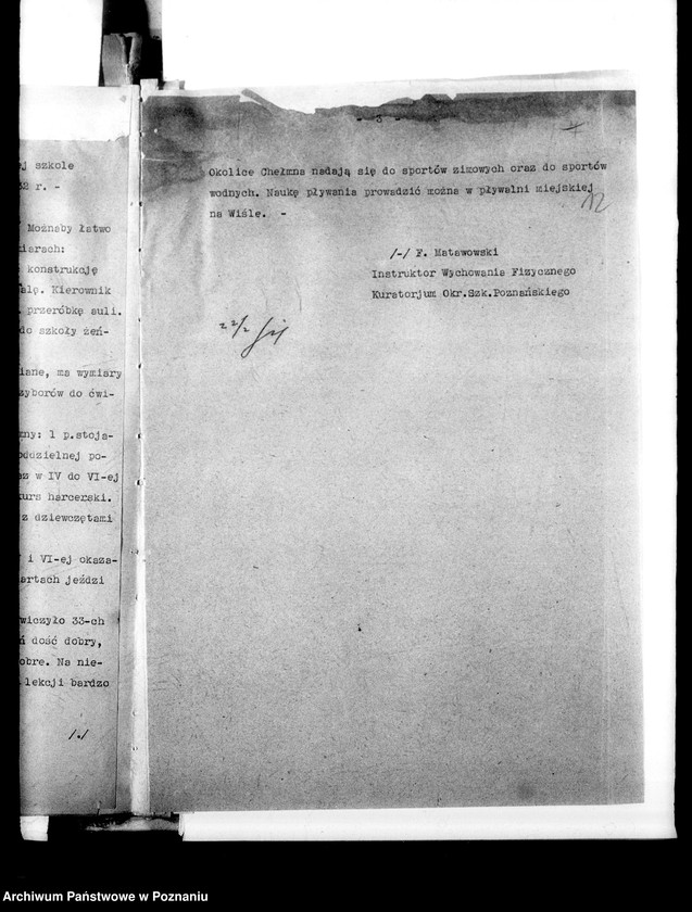 Obraz 16 z jednostki "[Sprawozdania z wizytacji wychowania fizycznego w szkołach powszechnych i zawodowych]"