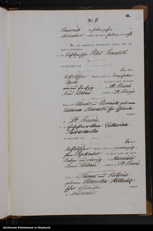 image.from.unit.number "Heiraths-Neben-Register Nr 1 - 11"