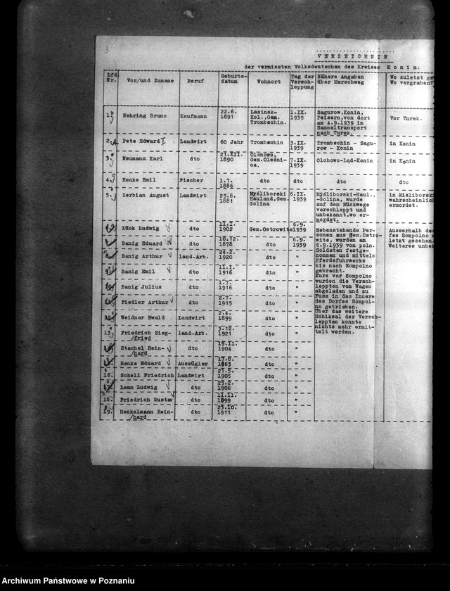 Obraz 7 z jednostki "Amtliche Meldungen Kreis Konin"