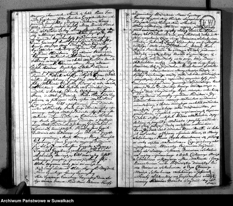 Obraz 9 z jednostki "Księga Aktów Cywilnych Stanu Małżeńskiego Gminy Leypuńskiej od 1 Stycznia 1813 Roku"