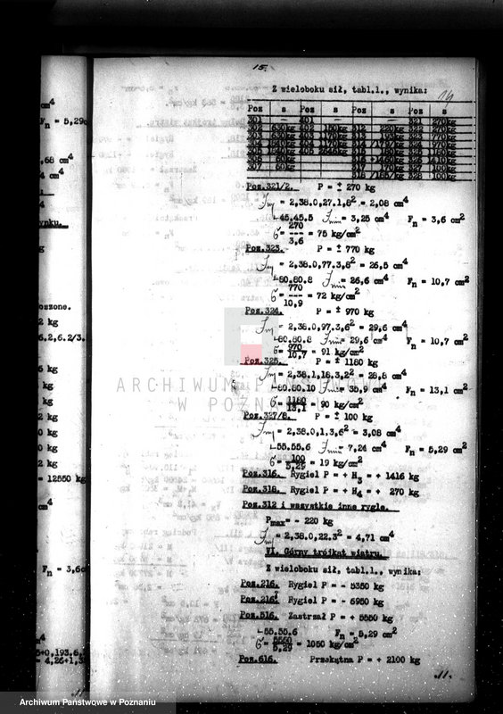 Obraz 19 z jednostki "Zatwierdzenie projektu zakładu przemysłowego i urządzenia dźwigu towarowo - osobowego w Fabryce Szkła Ujście pow. chodzieski"