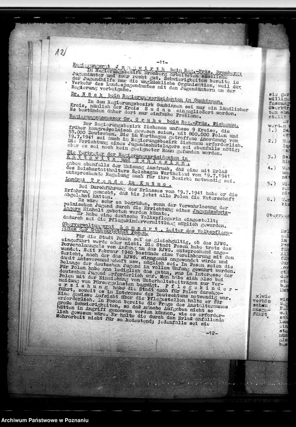 Obraz 16 z jednostki "Besprechungen einer Ministerialkommission über öffentliche Fürsorge und Jugendwohlfahrt in Kalisch"