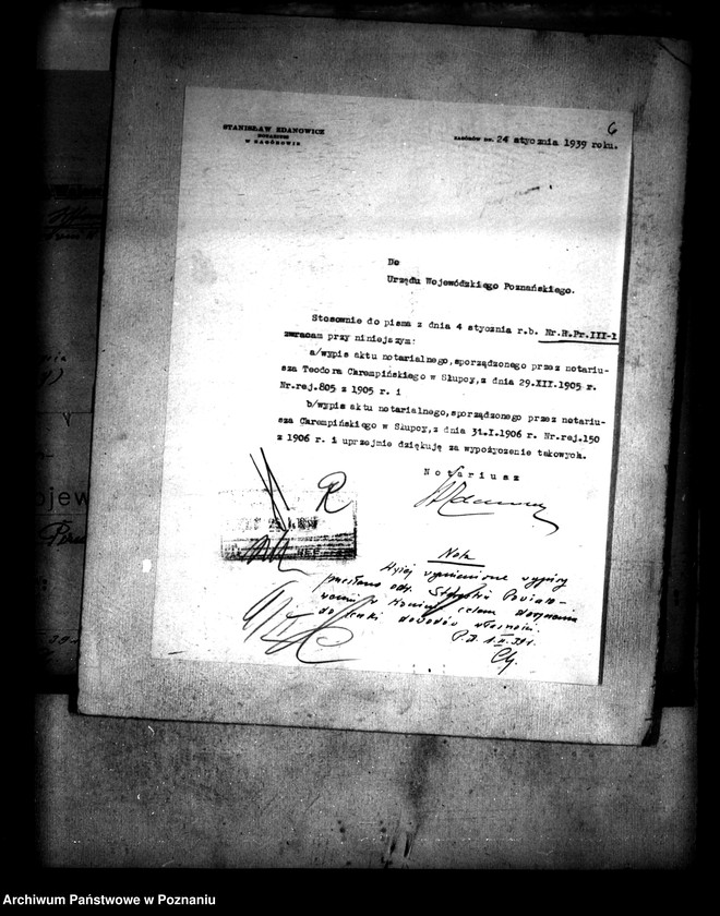 Obraz 10 z jednostki "Regulacja hipoteczna scalonych gruntów wsi Policko powiatu konińskiego"