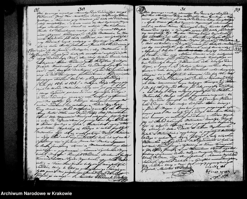image.from.unit.number "Księga Aktow Zapowiedzi Małzenstw i Rozwodow. Gminy Wyznania Moyzeszowego. Synagogi Kazimierskiey przy Krakowie na Rok 1814"