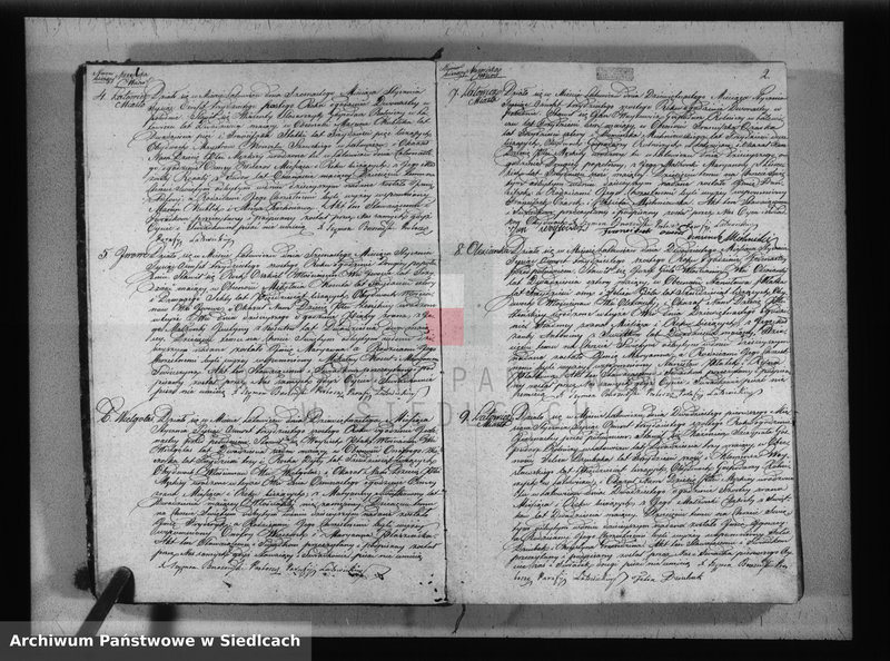 Obraz z jednostki "[Akta urodzeń, małżeństw, zgonów]"