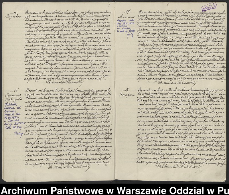 image.from.unit.number "Akta urodzeń, małżeństw i zgonów"