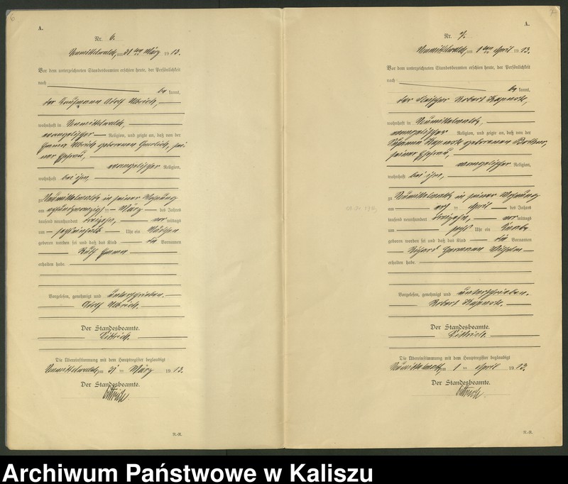 Obraz 6 z jednostki "[Księga urodzeń]"