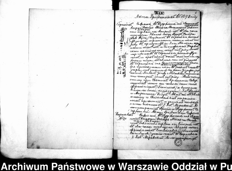 image.from.unit.number "Akta urodzeń, małżeństw i zgonów"