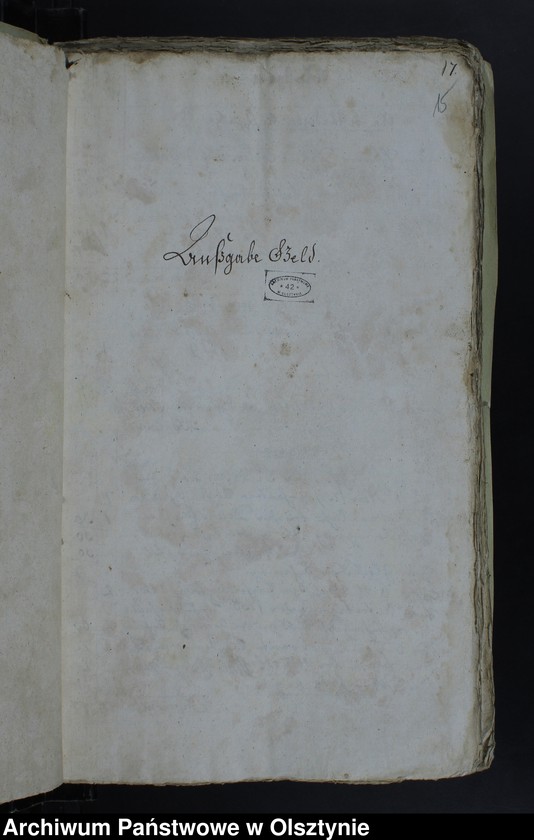 image.from.unit.number "Jahr Kirchen Rechnung der Waltersdorfschen Kirche aller Einnahme und Ausgabe wie auch Bau-Rechnung"