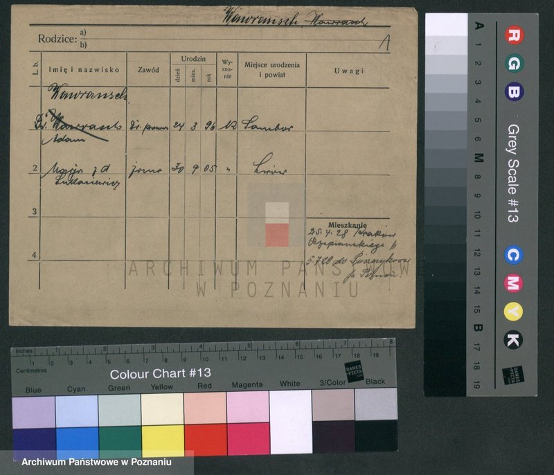 Obraz 5 z jednostki "Waszyński - Wawrzyniak (żonaci, wdowy)"
