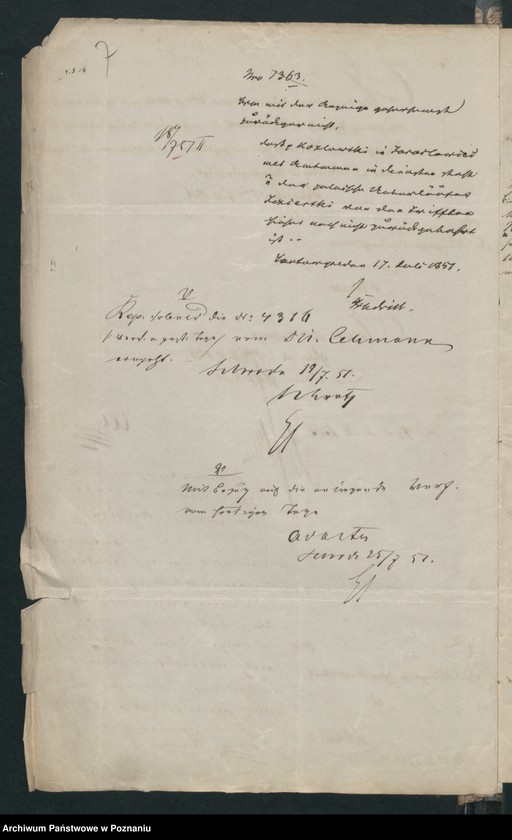 Obraz 12 z jednostki "A. betr. Ignaz von Kozłowski"