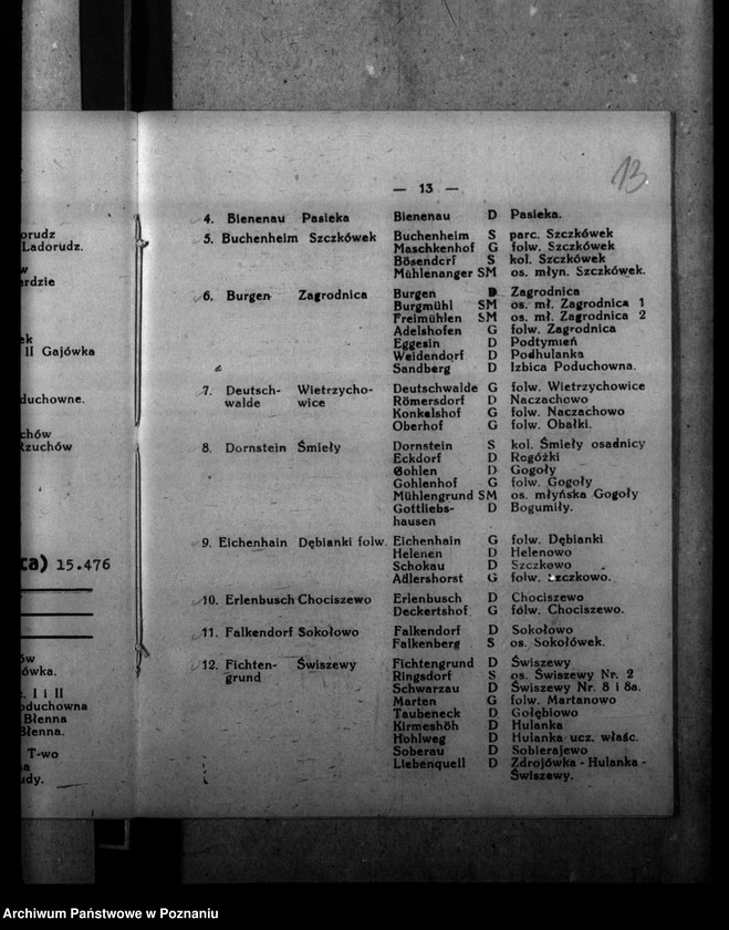 Obraz 18 z jednostki "Ortsverzeichnis des Kreises Warthbrücken"