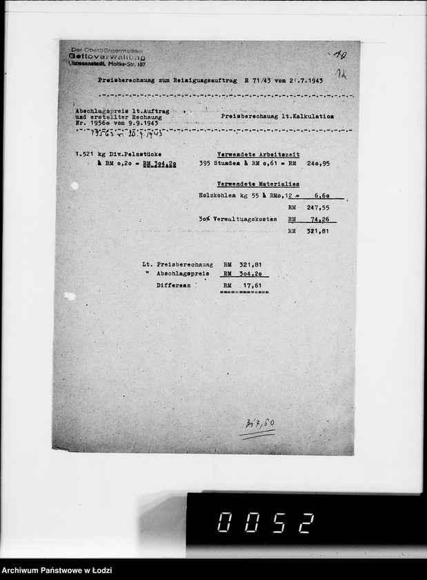 Obraz 16 z jednostki "Auftrag R.71/43 H BA.L L