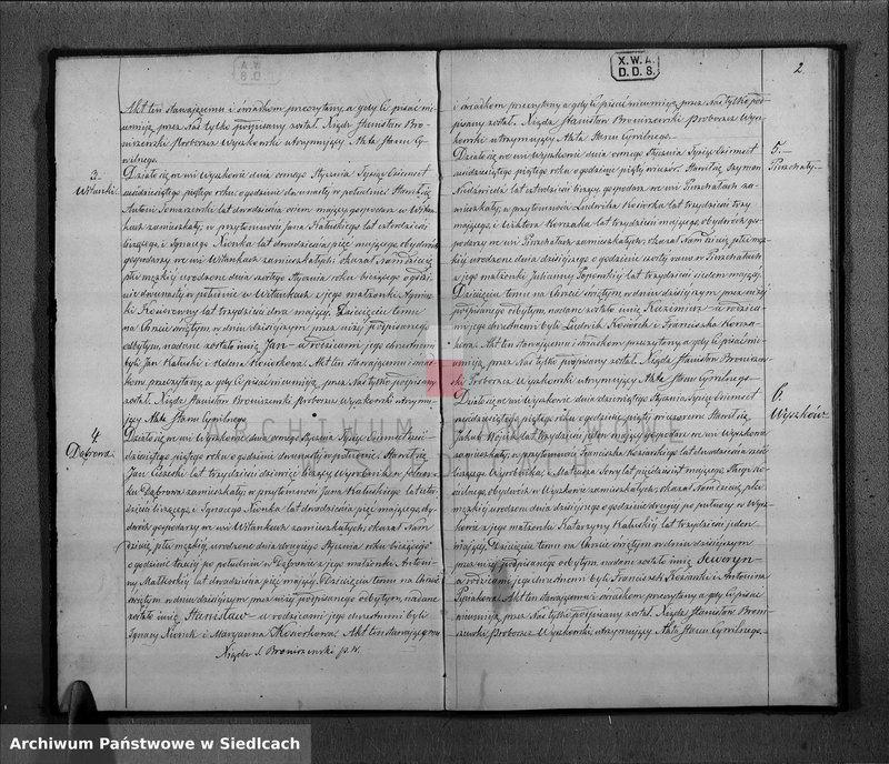 Obraz z jednostki "[Akta urodzin, małżeństw, zgonów]"