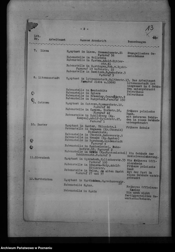 Obraz 17 z jednostki "Unterbringung der Arbeitsämter"