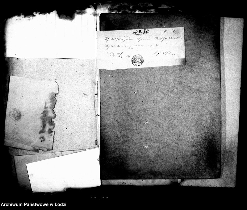 Obraz 10 z jednostki "Dowody przyjętych chorych do szpitala św. Aleksandra w Łodzi w 1861 r."