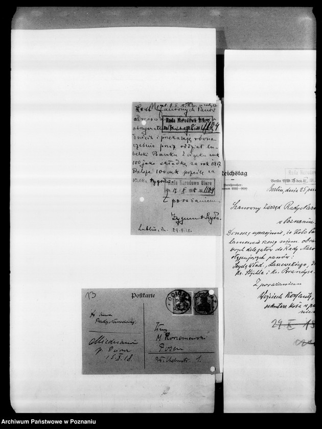 Obraz 15 z jednostki "Korespondencja różna w sprawie pomocy materialnej i prawnej i inna dotycząca spraw społeczno - politycznych."