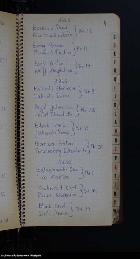 image.from.unit.number "Alphabetisches Namenverzeichnis zum Heiratsbuch"