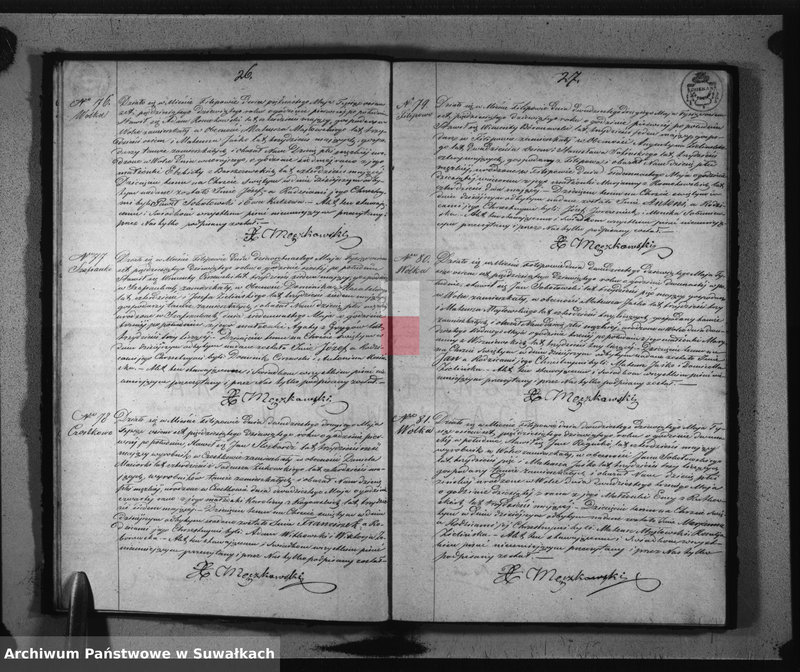 Obraz 16 z jednostki "Księga Duplikat do zapisywania Aktów Urodzonych, Zaślubionych i Zmarłych na rok 1859-ty z Parafii Filipowskiej"