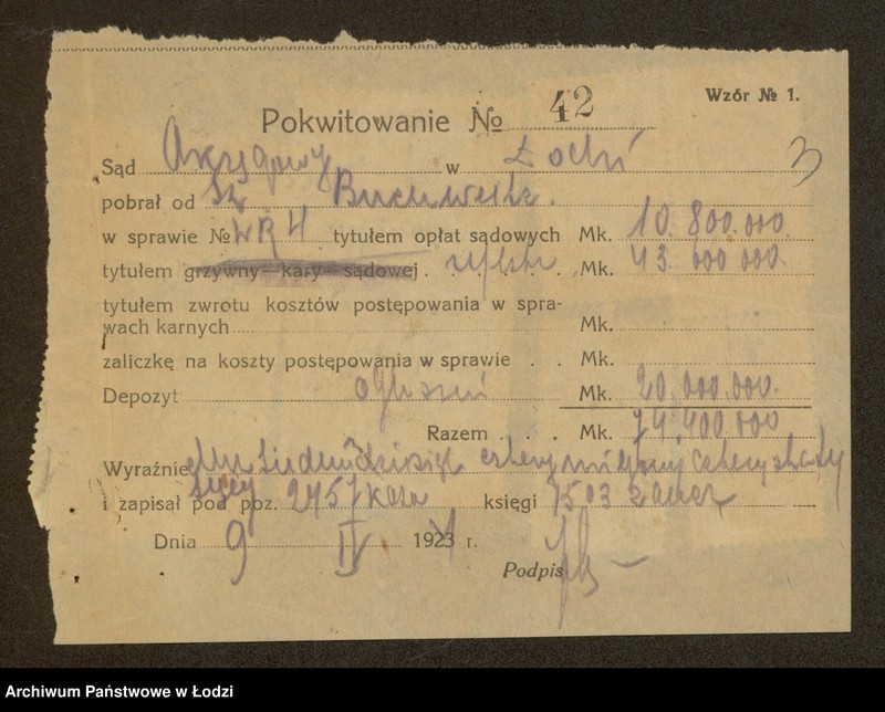 Obraz 5 z jednostki "Szmul Buchowajc- sprzedaż perfum i galanterii"