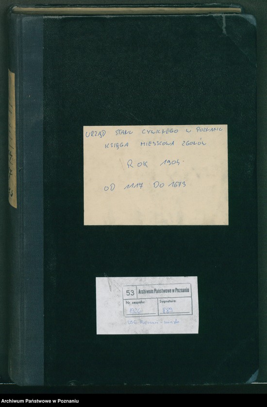 Obraz 2 z jednostki "Księga miejscowa zgonów tom III"