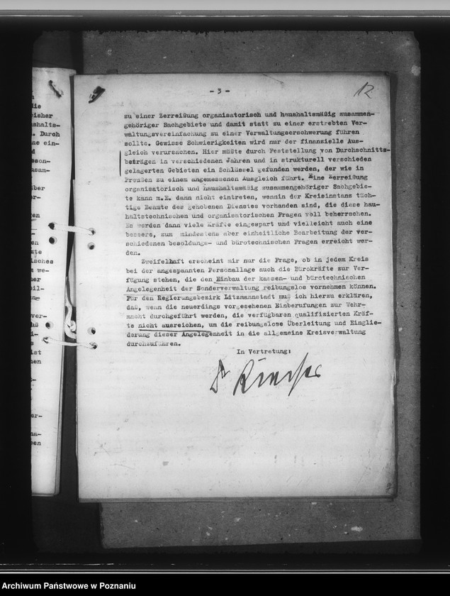 Obraz 16 z jednostki "Vereinfachung der Verwaltung. Kosten der landrätlichen Verwaltung"