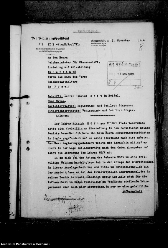 Obraz 12 z jednostki "Abordnung von Volksschullehrern"