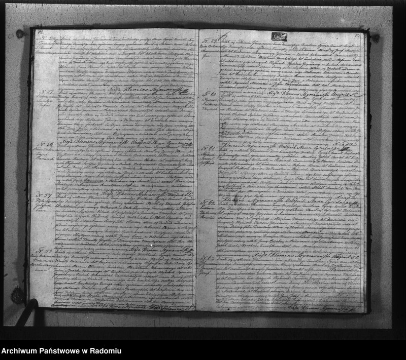 image.from.unit.number "Akta urodzonych, małzeństwa i zeyścia gminy i parafii Głowaczewskiwy w roku 1839"