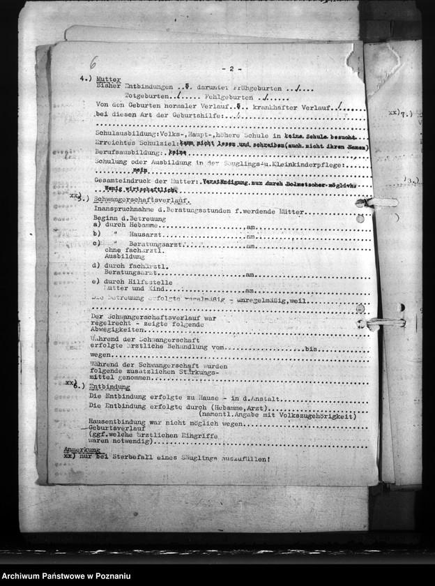 Obraz 10 z jednostki "Ermittelung zum Sterbefall von Säuglingen"