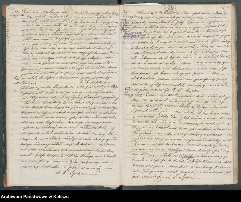 Obraz 15 z jednostki "Księga duplikat akt urodzonych, zaślubionych i zmarłych"