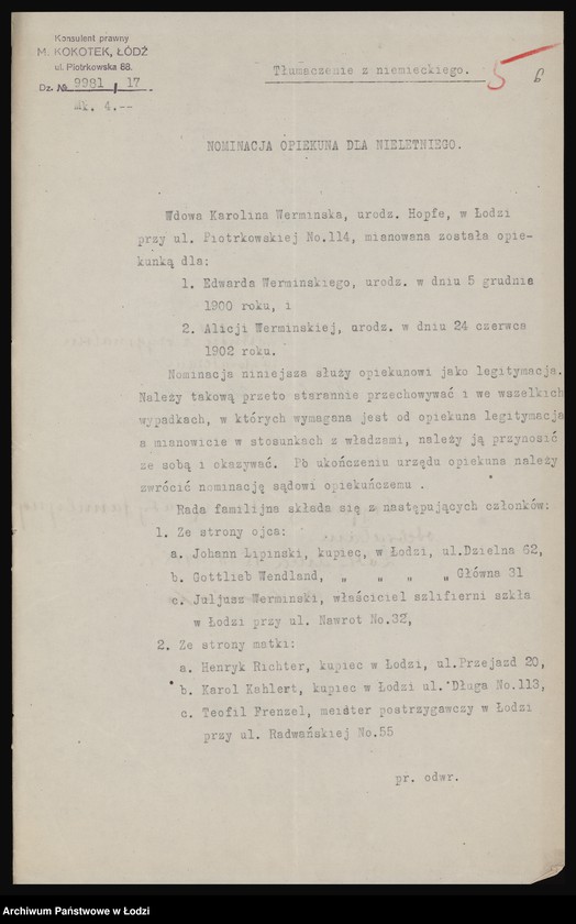 Obraz 8 z jednostki "Edward Wermiński- szlifiarnia szkła"