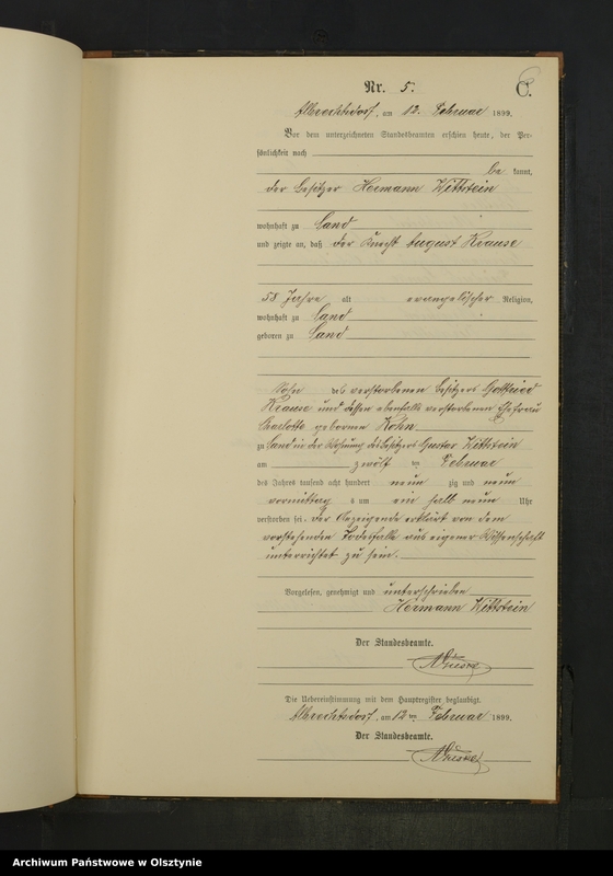 image.from.unit.number "Sterbe-Neben-Register Nr 1 - 26"