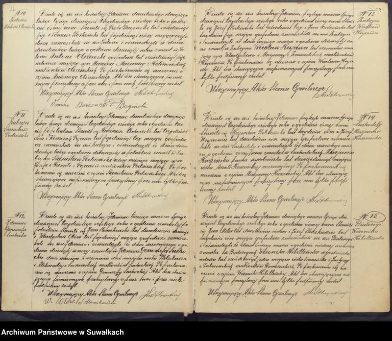 Obraz 14 z jednostki "Księga akt zgonów parafii rzymskokatolickiej w Jeleniewie z lat 1935-1942"