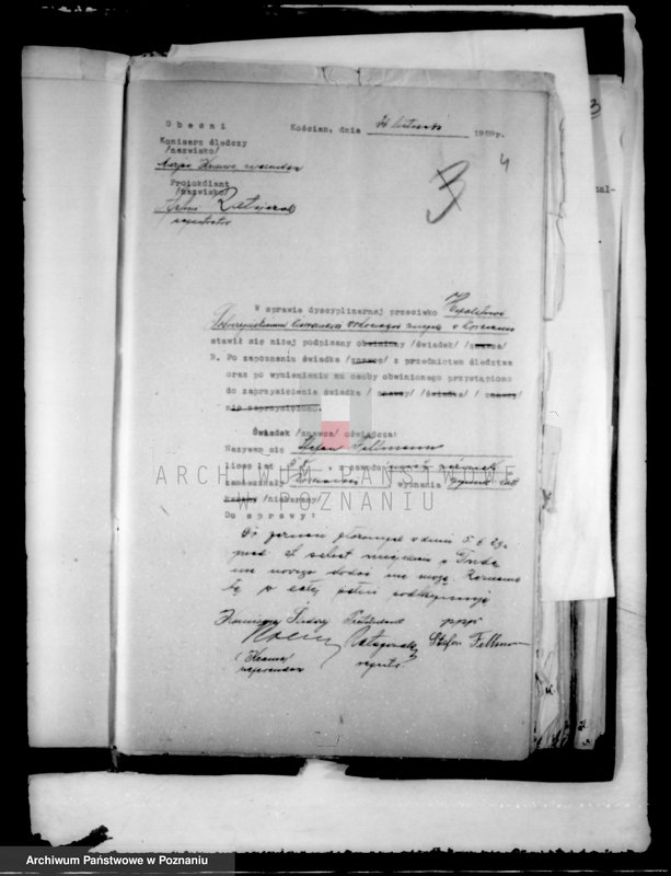 Obraz 8 z jednostki "Sprawy różne miasta Kościana"