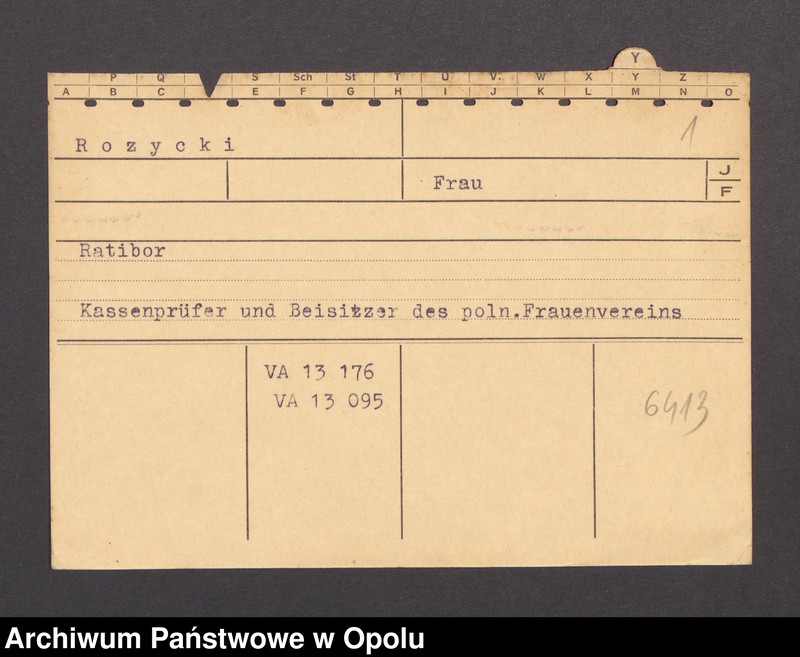 Obraz 3 z jednostki "[Rozycki, zam. Ratibor]"