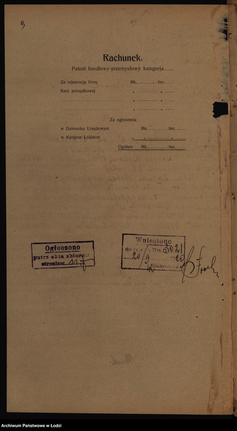 Obraz 11 z jednostki "„Dom Handlowy Leonard Keilson i Kalman Kabaker” – import i handel przędzą, towarami manufakturowymi i artykułami technicznymi"