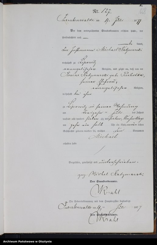 image.from.team "Urząd Stanu Cywilnego w Księżym Lasku pow. szczycieński"