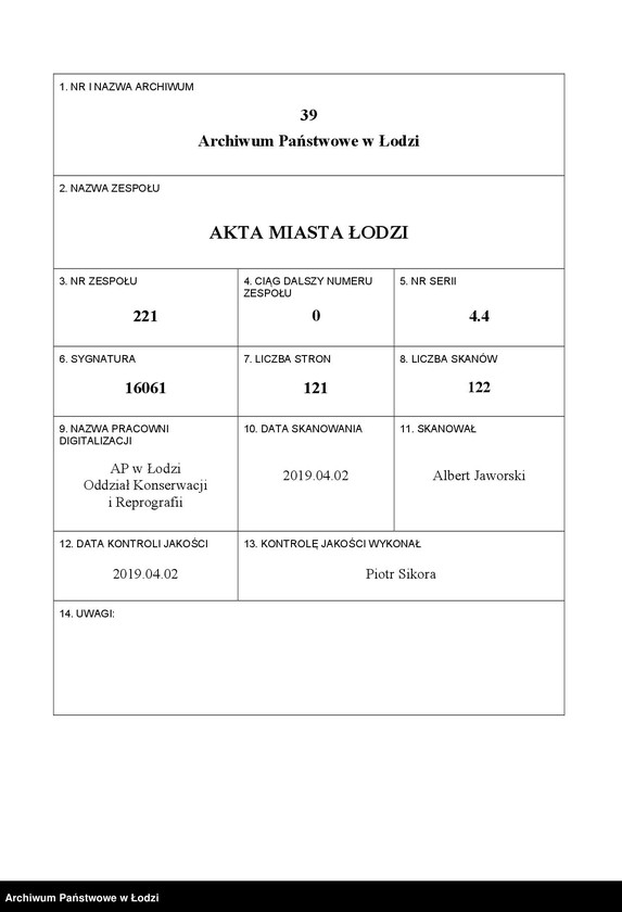 image.from.unit.number "Księga inwentarzowa nieruchomości m. Łodzi ul. Skargi"