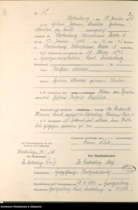 image.from.unit.number "Sterbebuch /Zweitbuch/ Nr 1 - 10"