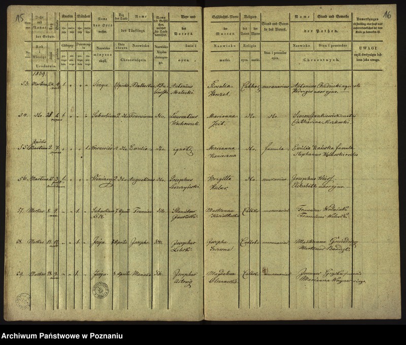 Obraz 11 z jednostki "Księga urodzeń"