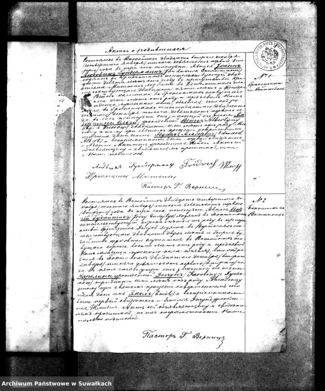 image.from.unit.number "[Księga akt urodzeń małżeństw i zgonów wyznania ewangelicko-augsburskiego zboru w Wiżajnach]"