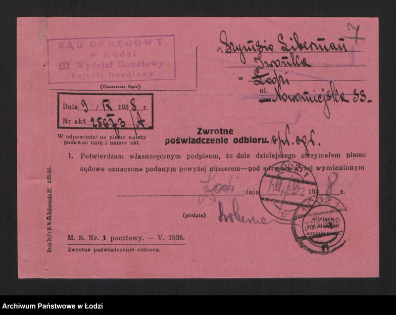 Obraz 9 z jednostki "Iwonka- Szymsio Liberman- wyrób i sprzedaż cukrów i czekolady"