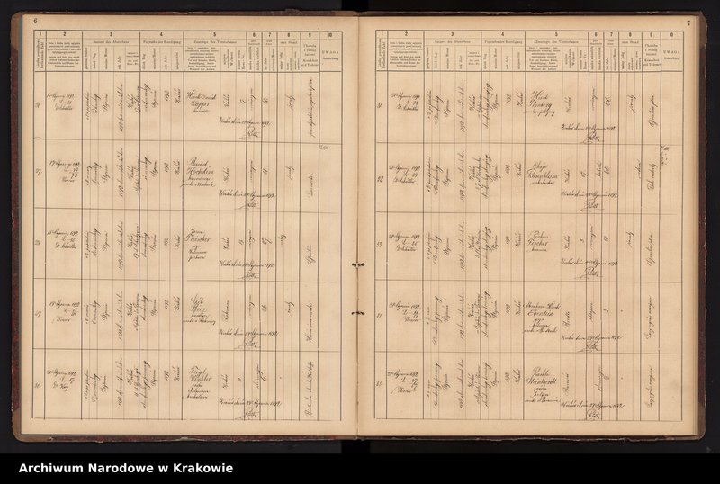 image.from.unit.number "Księga obejmująca wpisy wypadków śmierci Izraelitów w okręgu metrykalnym Krakowskim na rok 1892"